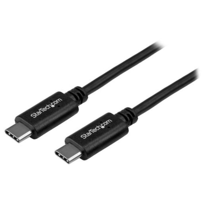 StarTech　USB-Cケーブル/1m/USB　2.0/480Mbps/Type-C　-　Type-C/100W/オス-オス/ブラック
