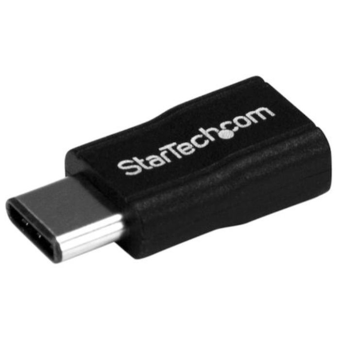 StarTech　USB　Micro-B　-　Type-C変換アダプター/USB　2.0/480Mbps/オス-メス/ブラック