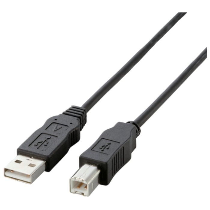 ELECOM　EURoHS指令準拠USB2.0ケーブル1.0mブラック