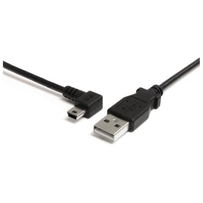 StarTech　USB　2.0ケーブル/91cm/Type‐A　-　L型左向Mini-B/480Mbps/オス-オス/ブラック/ミニB