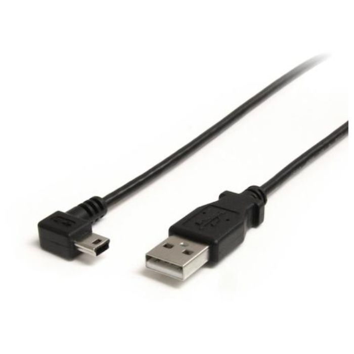 StarTech　USBケーブル/A　-　Mini-B/91cm/USB　2.0/右L型/オス・オス/BK