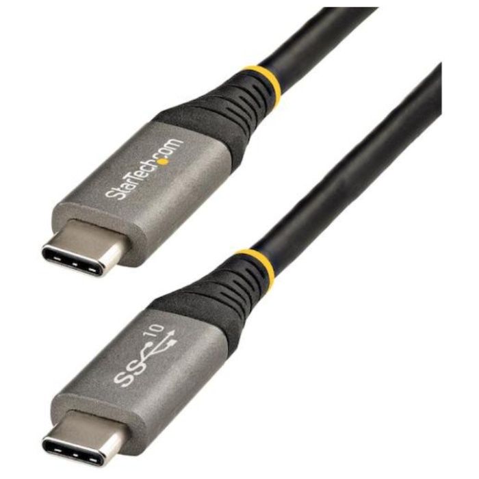 StarTech　USB-Cケーブル/1m/USB　3.2　Gen2/10Gbps/Type-C　-　Type-C/100W/オス-オス