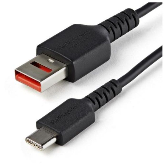 StarTech　USB-Cケーブル/1m/充電専用/Type-C　-　Type-A/12W/データ通信機能カット/オス-オス/ブラック