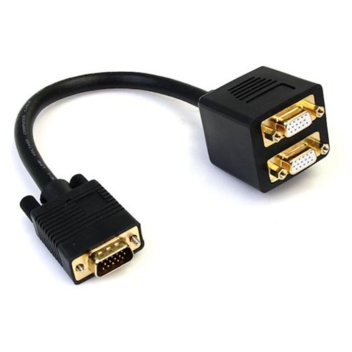 StarTech　VGAケーブル/VGAスプリッター/30cm/1x　VGA　-　2x　VGA/オス・メス