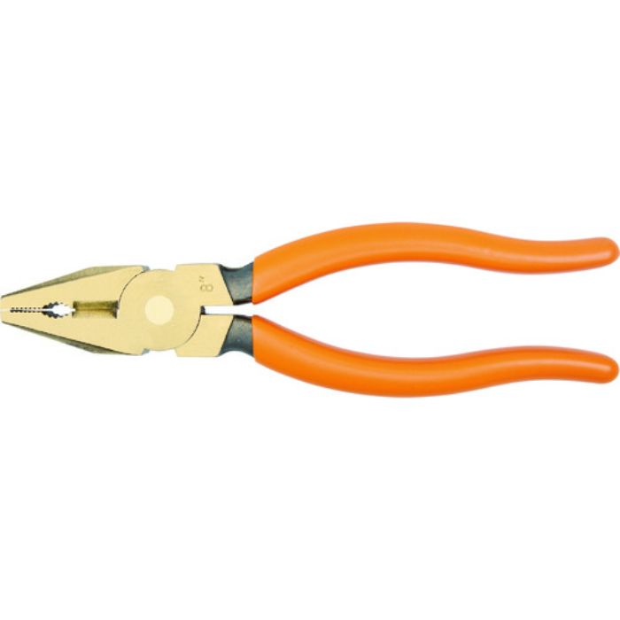 バーコ 防爆ペンチ ノンスパーキングコンビネーションプライヤー 鉄線切断1.0mm 全長150mm(Tcode:8183106)