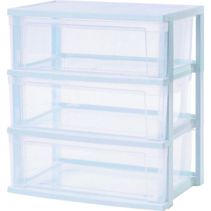 IRIS 282327ワイドチェスト NSWー543 3段(Tcode:2536234)