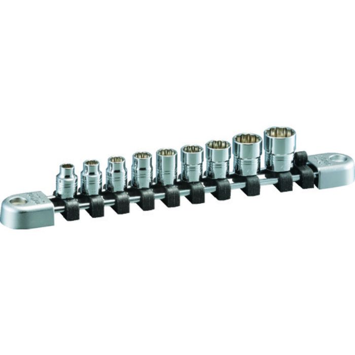 nepros 6.3ソケットセット(インチ・12角・9コ組)(Tcode:2068652)