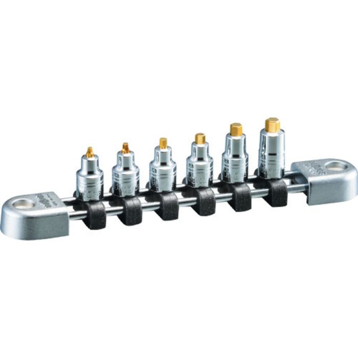 nepros 6.3sq.スタッビヘキサゴンソケットセット(6コ組)(Tcode:2068641)