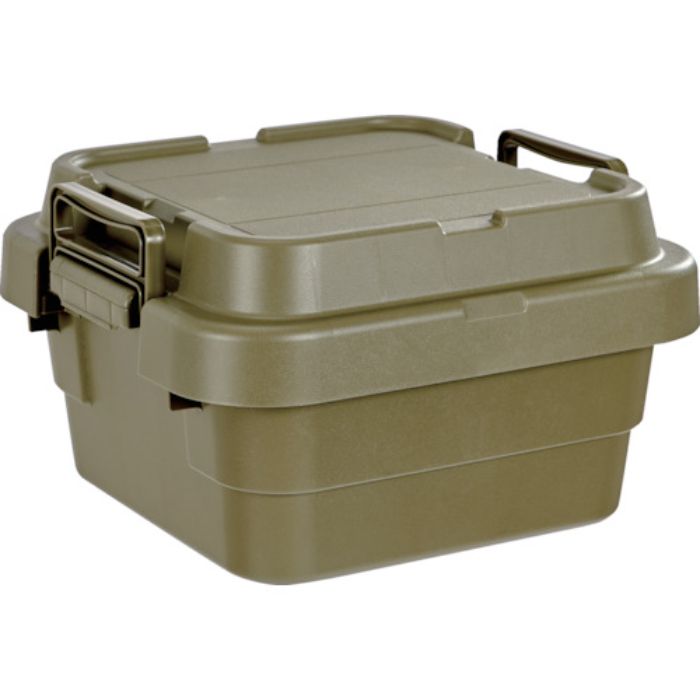 TRUSCO トランクカーゴ フラット天板仕様 浅型 20L ОD色(Tcode:3695132)
