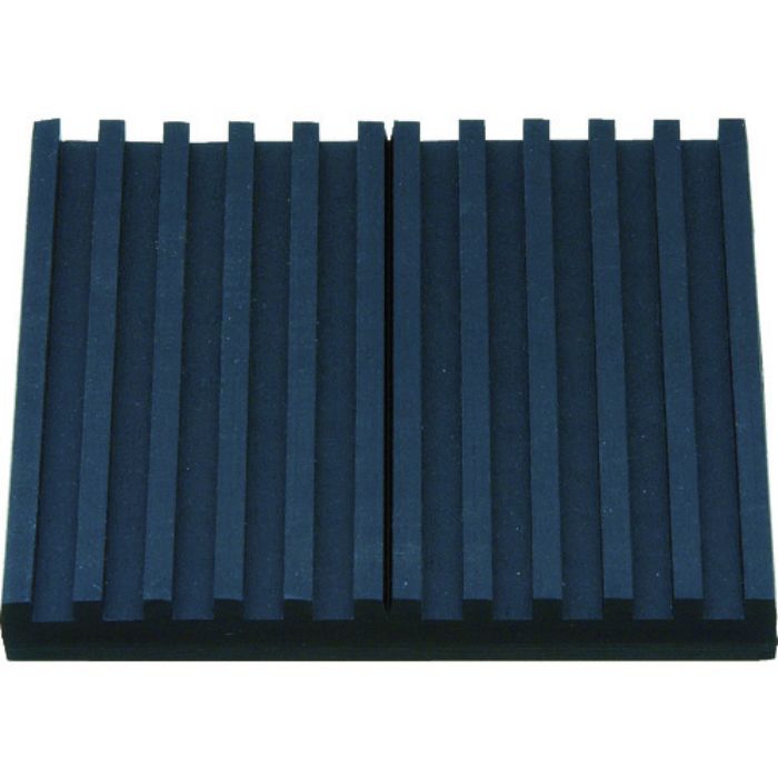 TRUSCO 防振パット 耐熱・耐油性 ミニシートタイプ 50×50 厚み10mm 合成ゴム(Tcode:4843291)