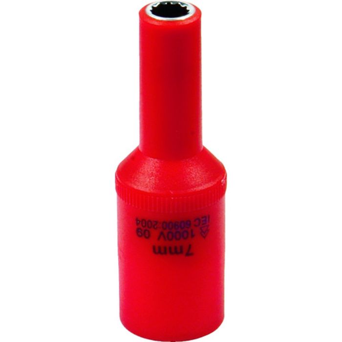 Tech-EV 絶縁工具 ソケット 3/8 7mm(Tcode:4603664)