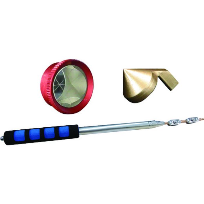 STS セオドライト マイクロプリズム0.7インチ 伸縮棒セット P-0.7&RAT-2000(Tcode:2076336)