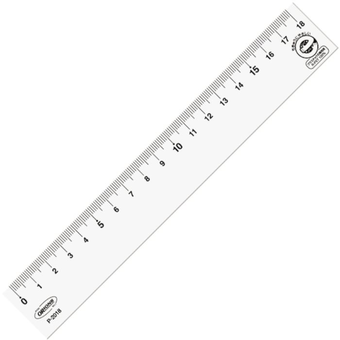 共栄プラスチック R-PET直線定規 18cm(Tcode:4605528)