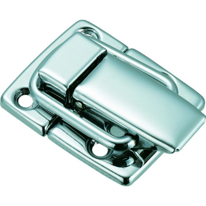 TRUSCO パッチン錠 横ズレ防止タイプ・スチール製 (4個入)(Tcode:2328615)