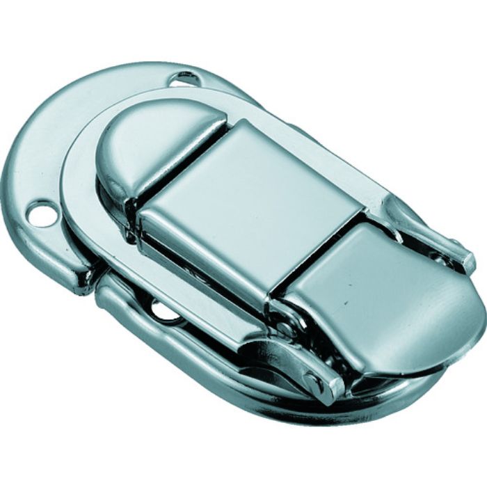 TRUSCO パッチン錠 横ズレ防止タイプ・スチール製 (4個入)(Tcode:2329204)