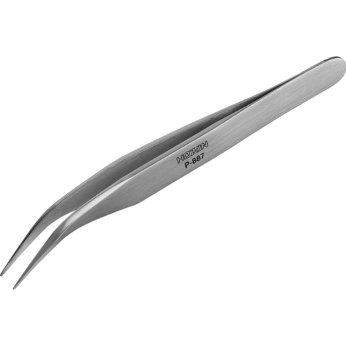 HOZAN 先曲がりピンセット 130mm(Tcode:1205196)