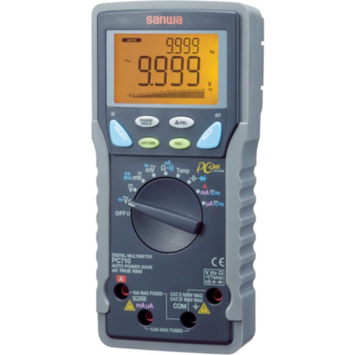 SANWA 真の実効値対応デジタルマルチメータ パソコン接続型(Tcode:3923894)