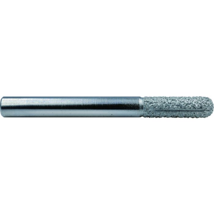 TRUSCO 焼結ダイヤモンドバー先丸円筒 刃径・シャンク径6mm 60mm