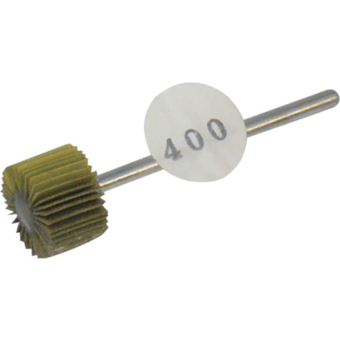 TRUSCO ダイヤ軸付フラップホイール オールダイヤ Φ15X軸径3 400#(Tcode:2162598)