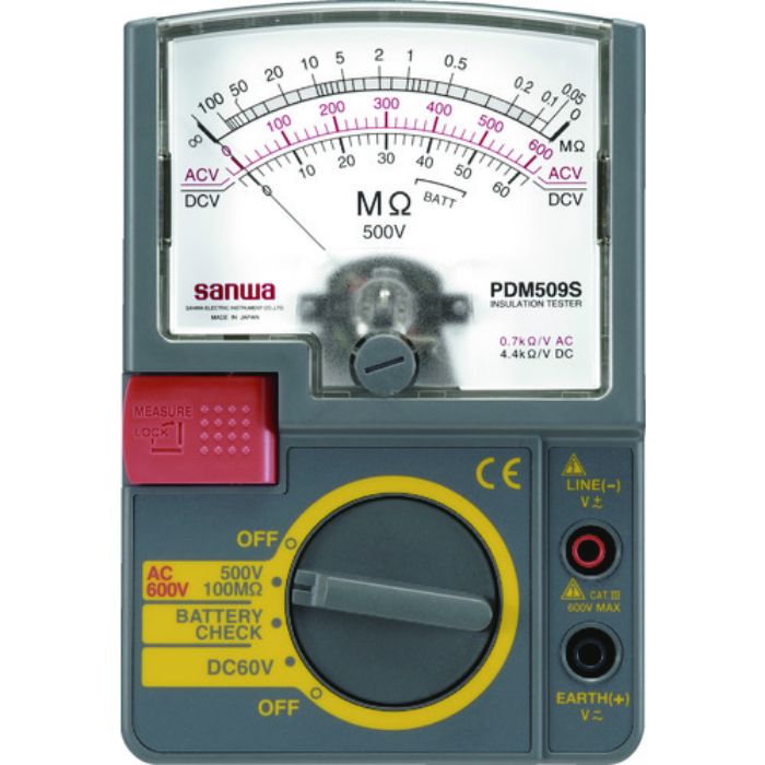 SANWA アナログ絶縁抵抗計(Tcode:8291284)