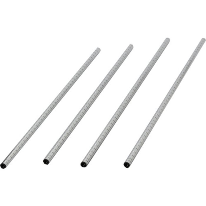 TRUSCO スチール製ワゴン用傾斜棚用支柱 ツールワゴン フェニックスワゴン用 H1300用 4本入(Tcode:4939590)