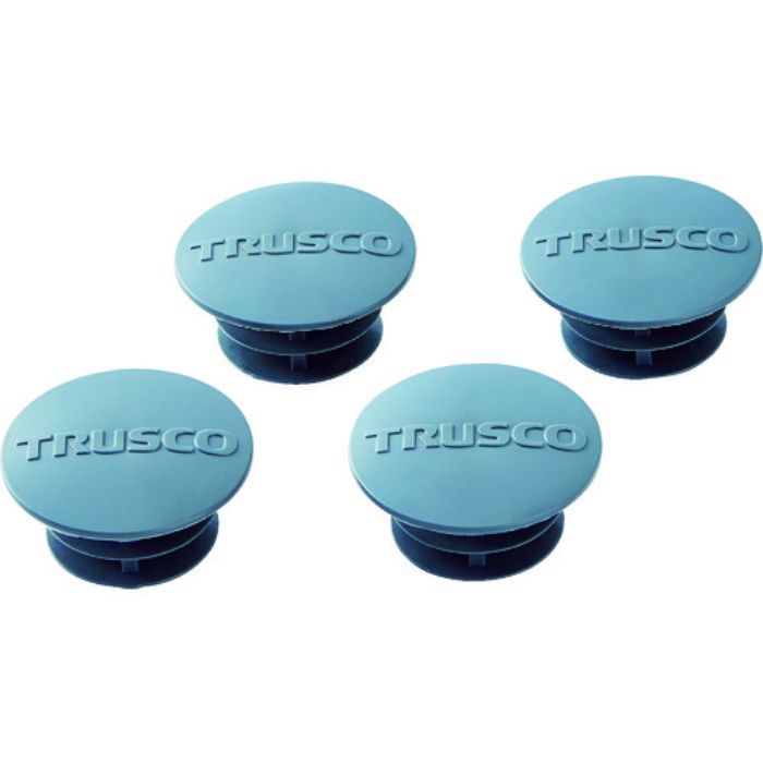 TRUSCO スチール製ワゴン用支柱キャップ PEW型 フェニックスワゴン用 Φ25.4用 4個入(Tcode:1150659)