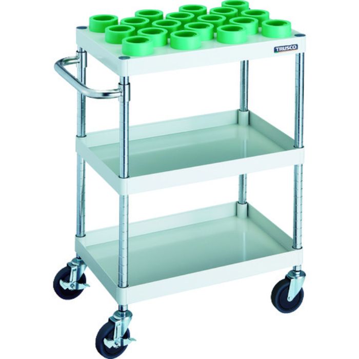 TRUSCO ツールワゴン フェニックスワゴン 600X400XH880 HSK63A ホワイト(Tcode:1148341)