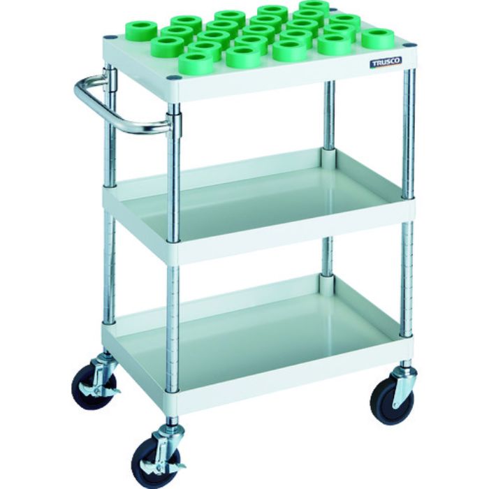 TRUSCO ツールワゴン フェニックスワゴン 600X400XH880 HSK40A ホワイト(Tcode:1148343)