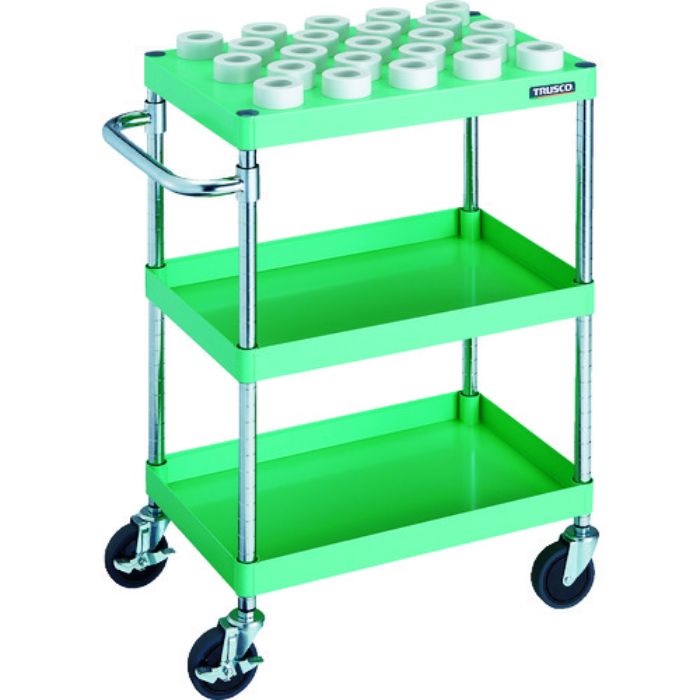 TRUSCO ツールワゴン フェニックスワゴン 600X400XH880 HSK40A ヤンググリーン(Tcode:1148344)