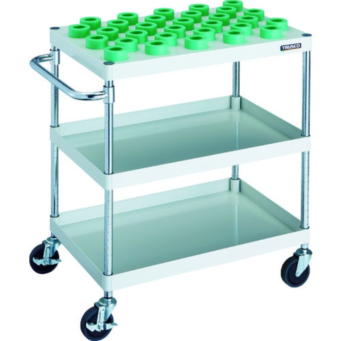 TRUSCO ツールワゴン フェニックスワゴン 750X500XH880 HSK40A ホワイト(Tcode:1148350)