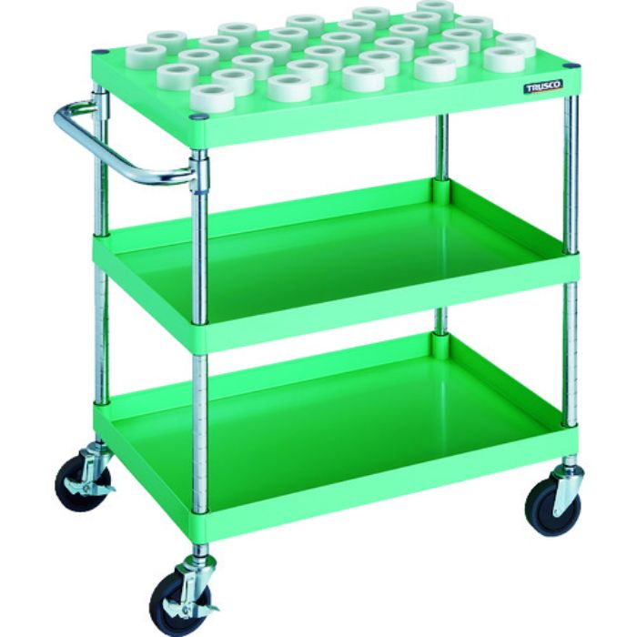TRUSCO ツールワゴン フェニックスワゴン 750X500XH880 HSK40A ヤンググリーン(Tcode:1148351)