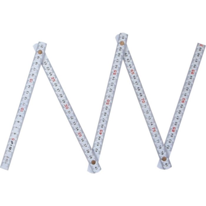 SK ファイバー折尺 快段目盛 1m(Tcode:2365791)