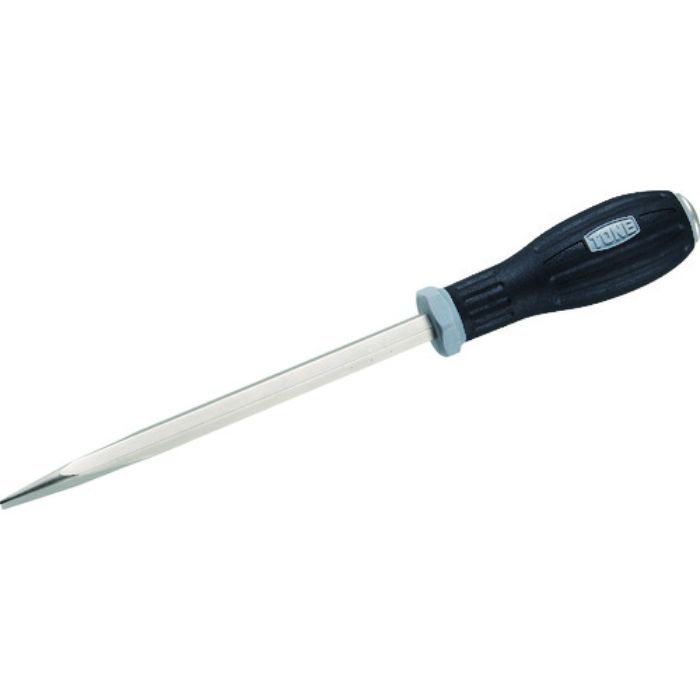 TONE 樹脂柄ドライバー パワーグリップ割柄ドライバー(貫通) 先端規格1.2×10mm(Tcode:4224391)