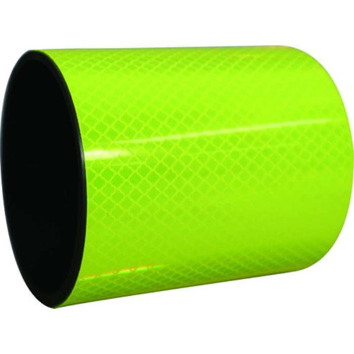 日東エルマテ プリズム反射マグネットシート 100mm×1m 蛍光レモンイエロー(Tcode:1602758)