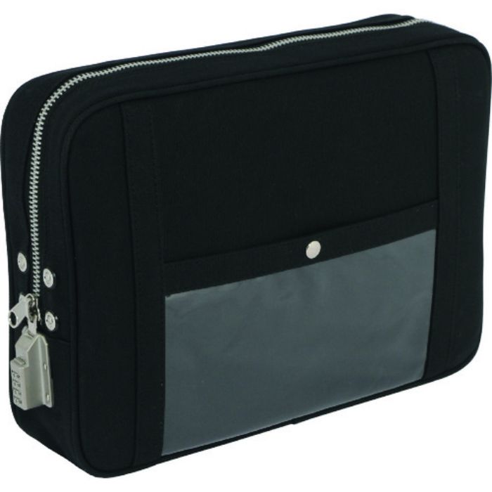 SANEI 帆布メール用ポーチ(LL)SED-1錠付 黒(Tcode:1141897)