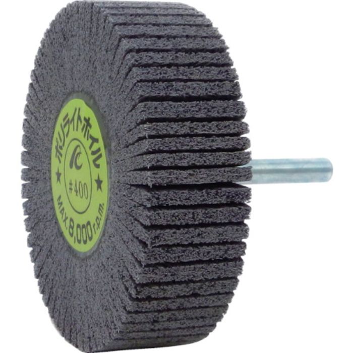 AC ポリライトホイル 軸径6mm #240 外径80×幅25×軸長40(Tcode:3068056)