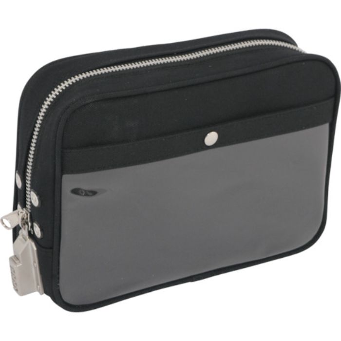 SANEI 帆布メール用ポーチ(M)SED-1錠付 黒(Tcode:1141909)