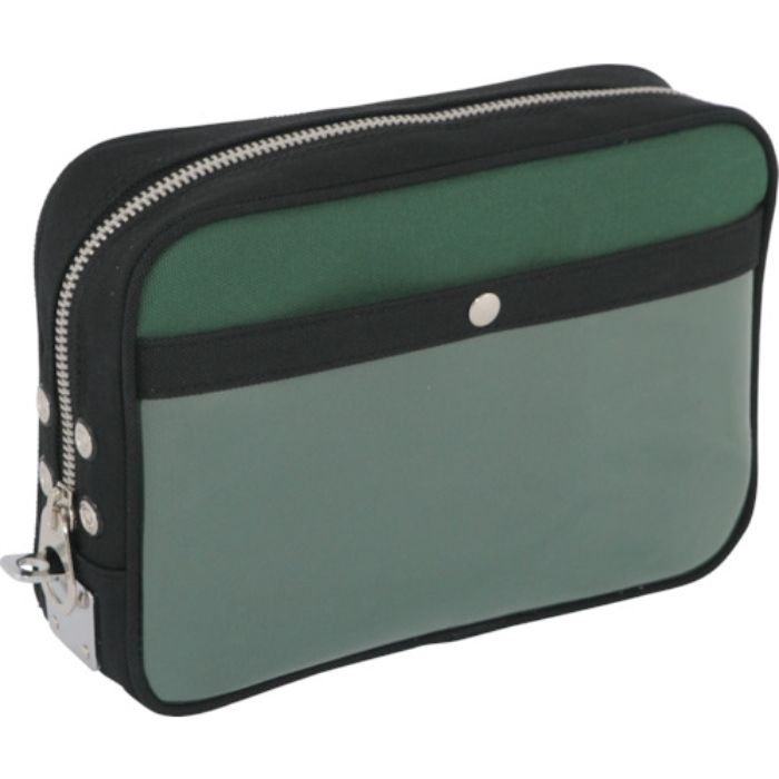 SANEI 帆布メール用ポーチ(M)馬蹄錠金具付 モスグリーン(Tcode:1141940)
