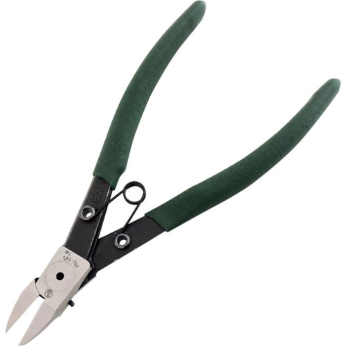 ベストツール マルビー プラスチックニッパー スリム フラット刃(ビニールグリップ付)145mm(Tcode:3644616)