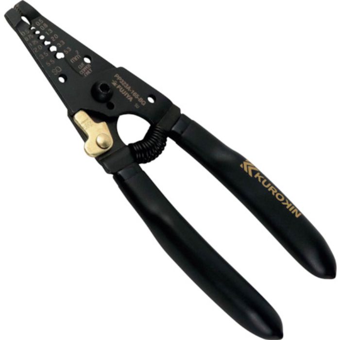 フジ矢 ワイヤーストリッパA型(黒金)(Tcode:3682830)