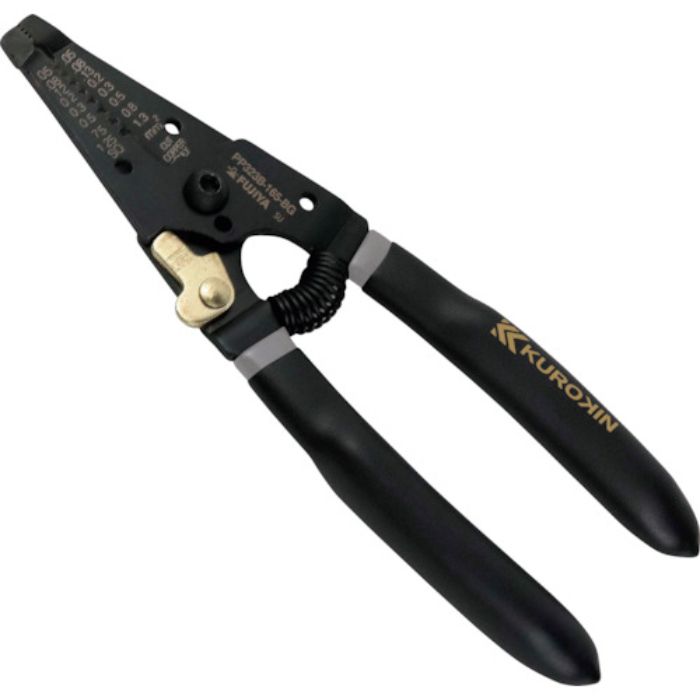 フジ矢 ワイヤーストリッパB型(黒金)(Tcode:3682831)