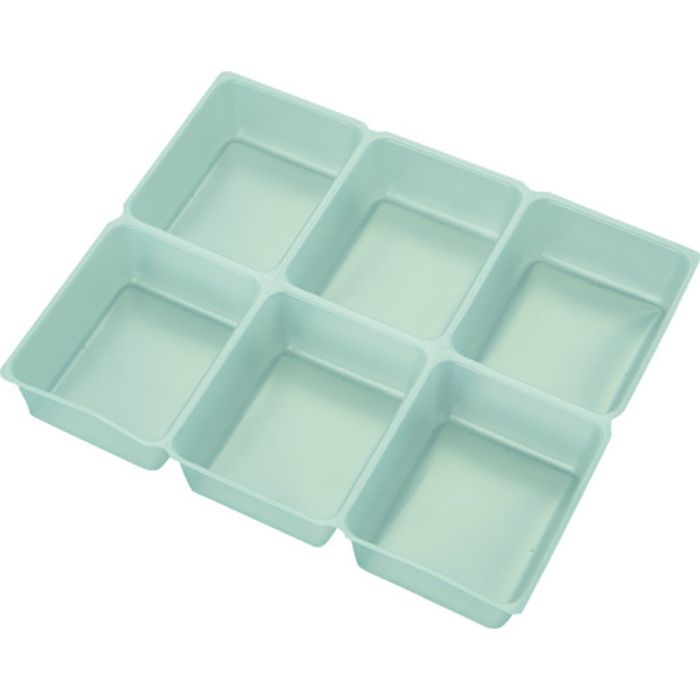 TRUSCO PPトレー 角 ミシン目付き 6マス 51X66(Tcode:1613379)