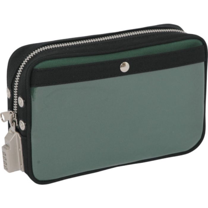 SANEI 帆布メール用ポーチ(S)SED-1錠付 モスグリーン(Tcode:1141918)