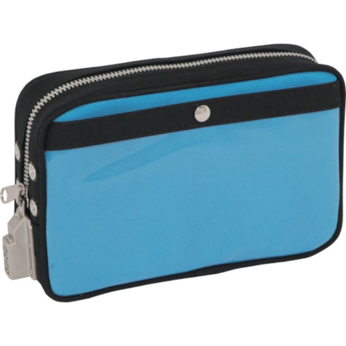 SANEI 帆布メール用ポーチ(S)SED-1錠付 ブルー(Tcode:1141919)