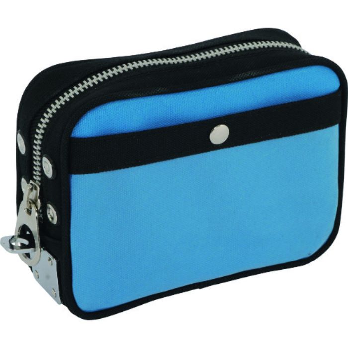 SANEI 帆布メール用ポーチ(SS)馬蹄錠金具付 ブルー(Tcode:1141952)