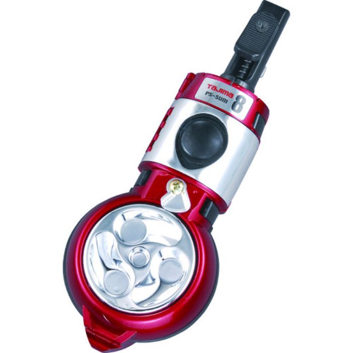 タジマ パーフェクト墨つぼ 巻取8 鶴首メタル(レッド)(Tcode:8134776)