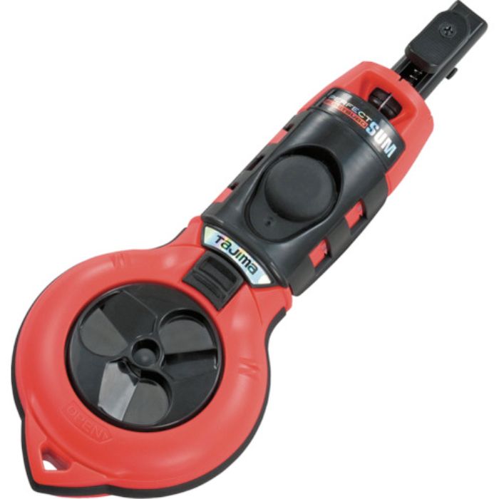 タジマ パーフェクト墨つぼ 赤(Tcode:2920450)