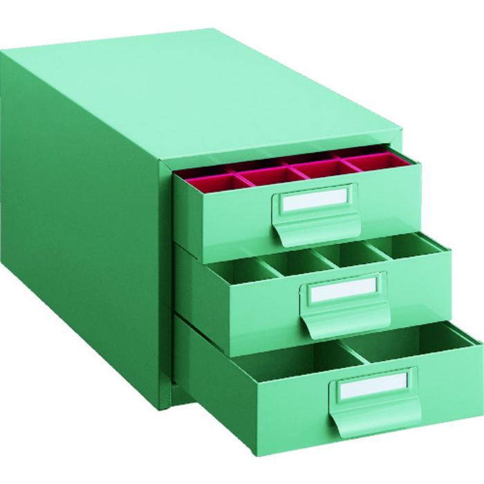 TRUSCO ツールケース 233X410XH222 引出3段 プラボックス付(Tcode:1025754)