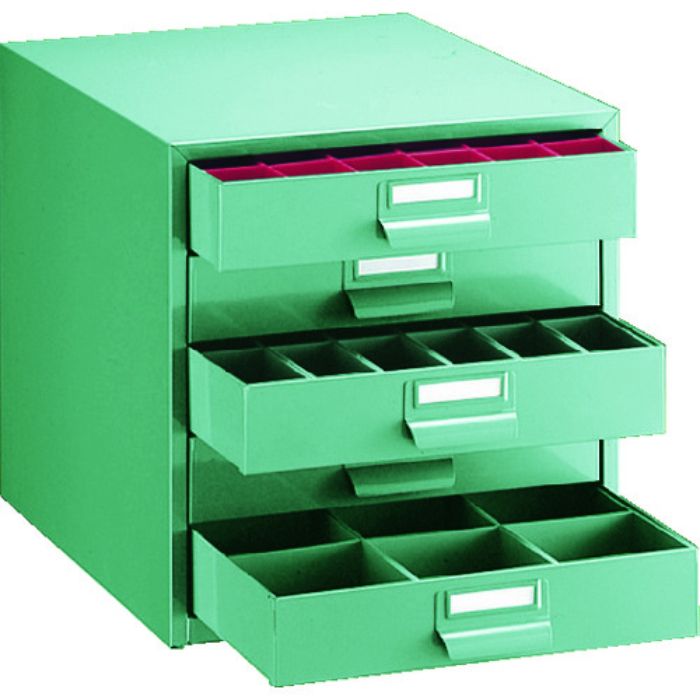 TRUSCO ツールケース 333X410XH348 引出5段 プラボックス付(Tcode:1025755)