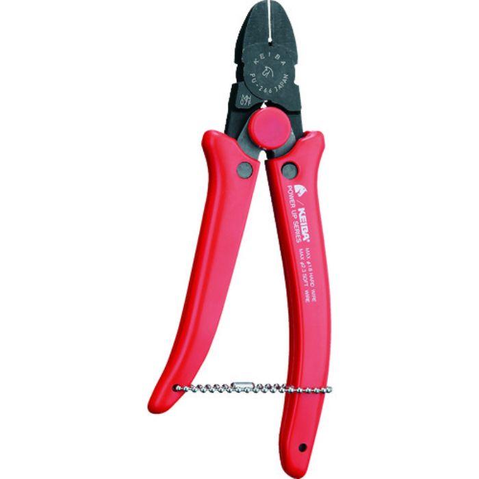 KEIBA パワーアップニッパー(レッド) 165(Tcode:7608721)